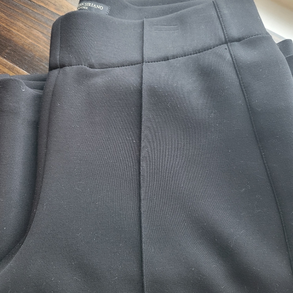 Christian Siriano Black Wide Leg Pants - Picture 3 of 3